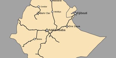 نقشہ ایتھوپیا کی تربیت