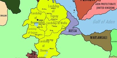 نقشہ کی سلطنت ایتھوپیا