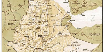 نقشہ کے ایتھوپیا کے نقشے پرانے