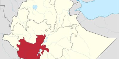 نقشہ کے جنوبی ایتھوپیا